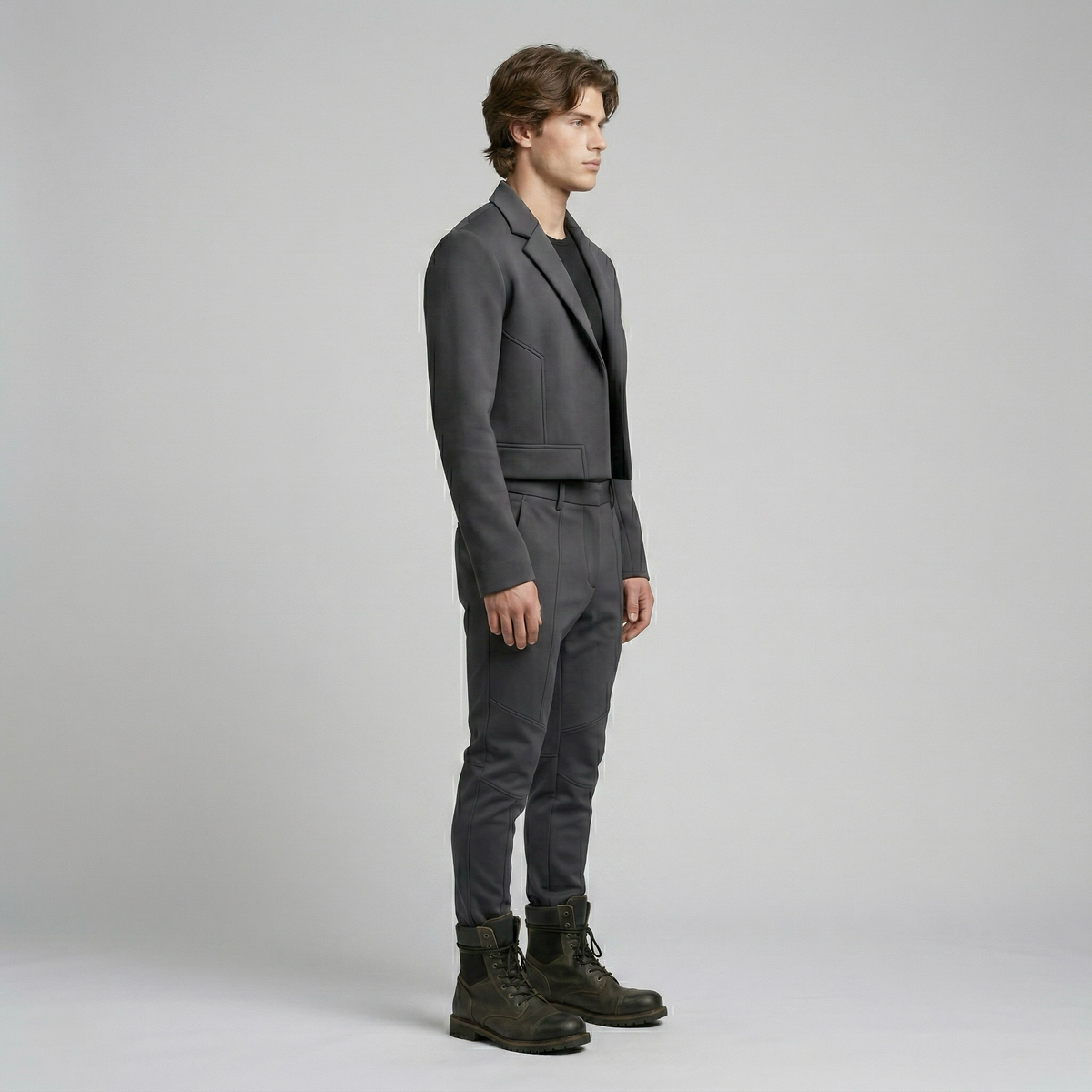 Men's Cropped Minimalist Jacket