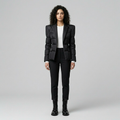 Women's Padded Tailored Blazer