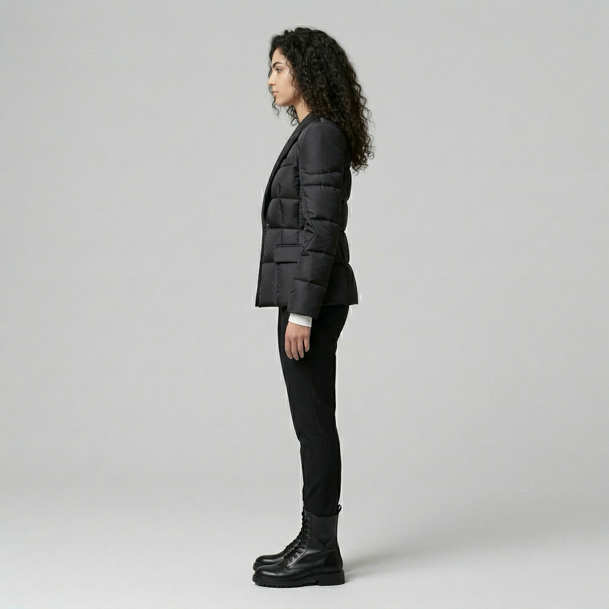 Women's Padded Tailored Blazer