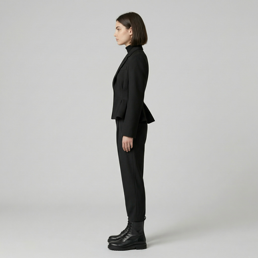 Women's Sculpted Peplum Blazer