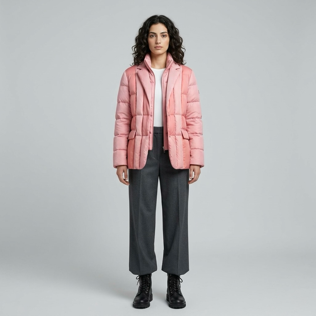 Women's Quilted Tailored Puffer Jacket