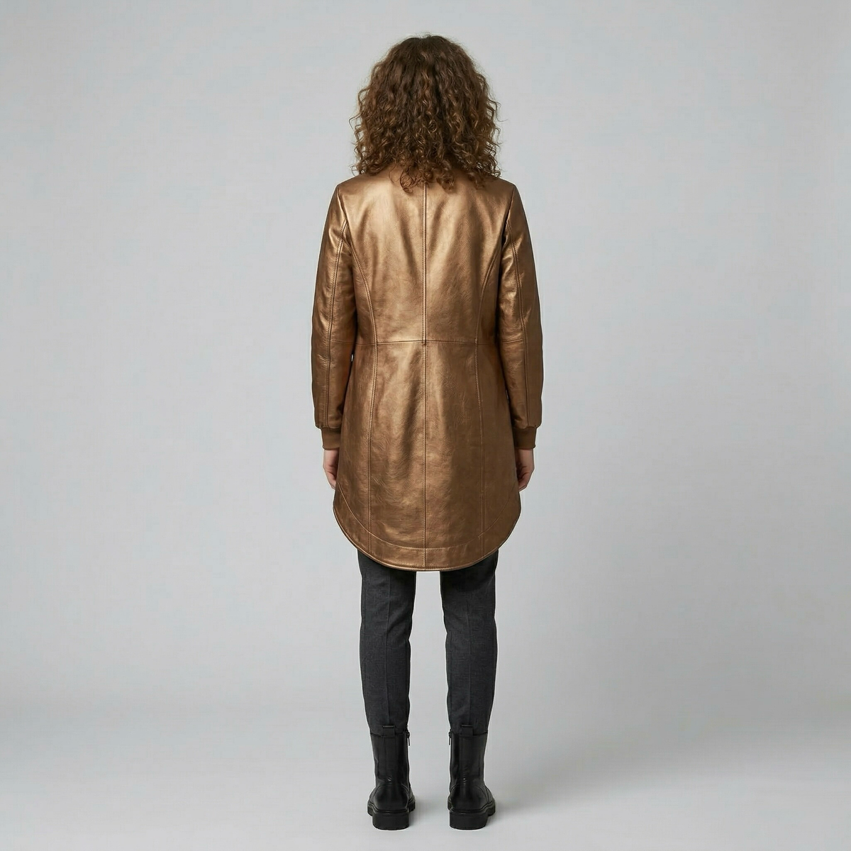 Women's Longline Asymmetric Bomber Jacket