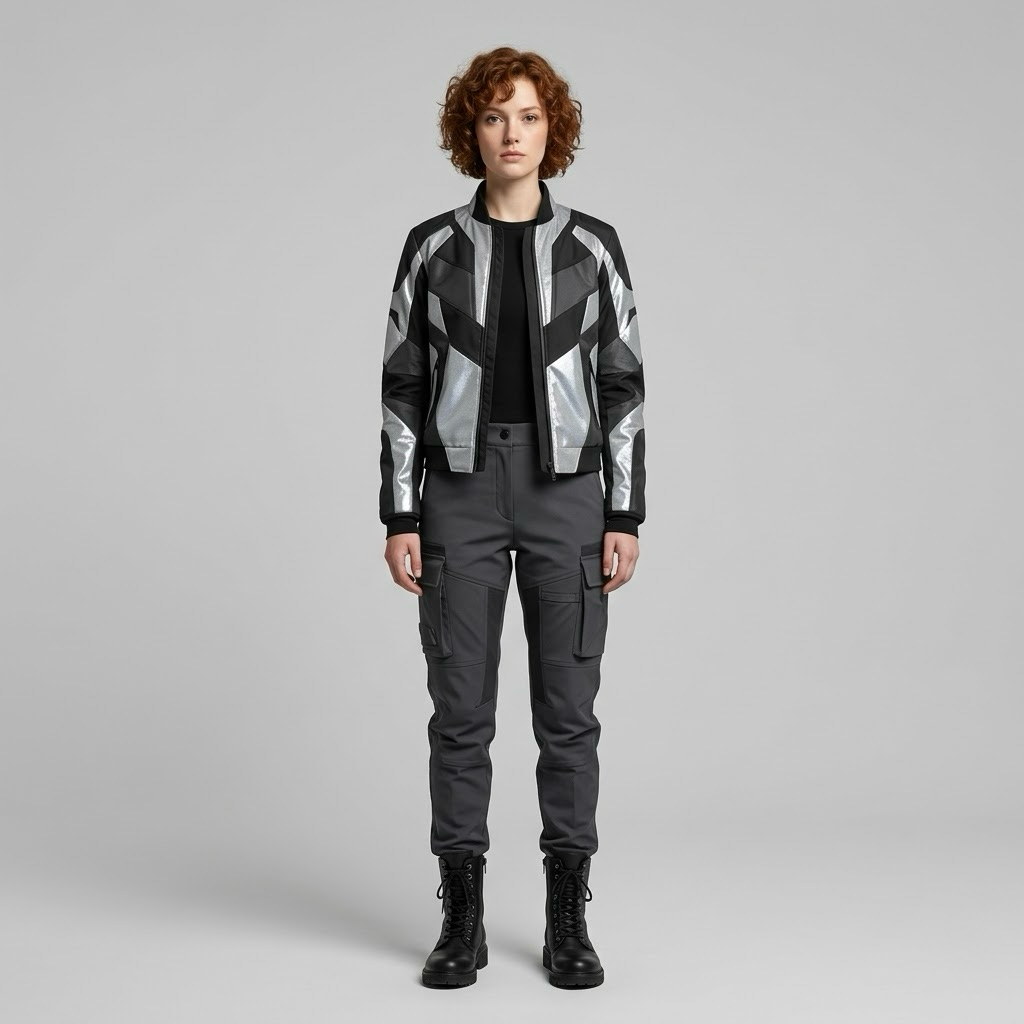 Women's Paneled Sport Bomber Jacket
