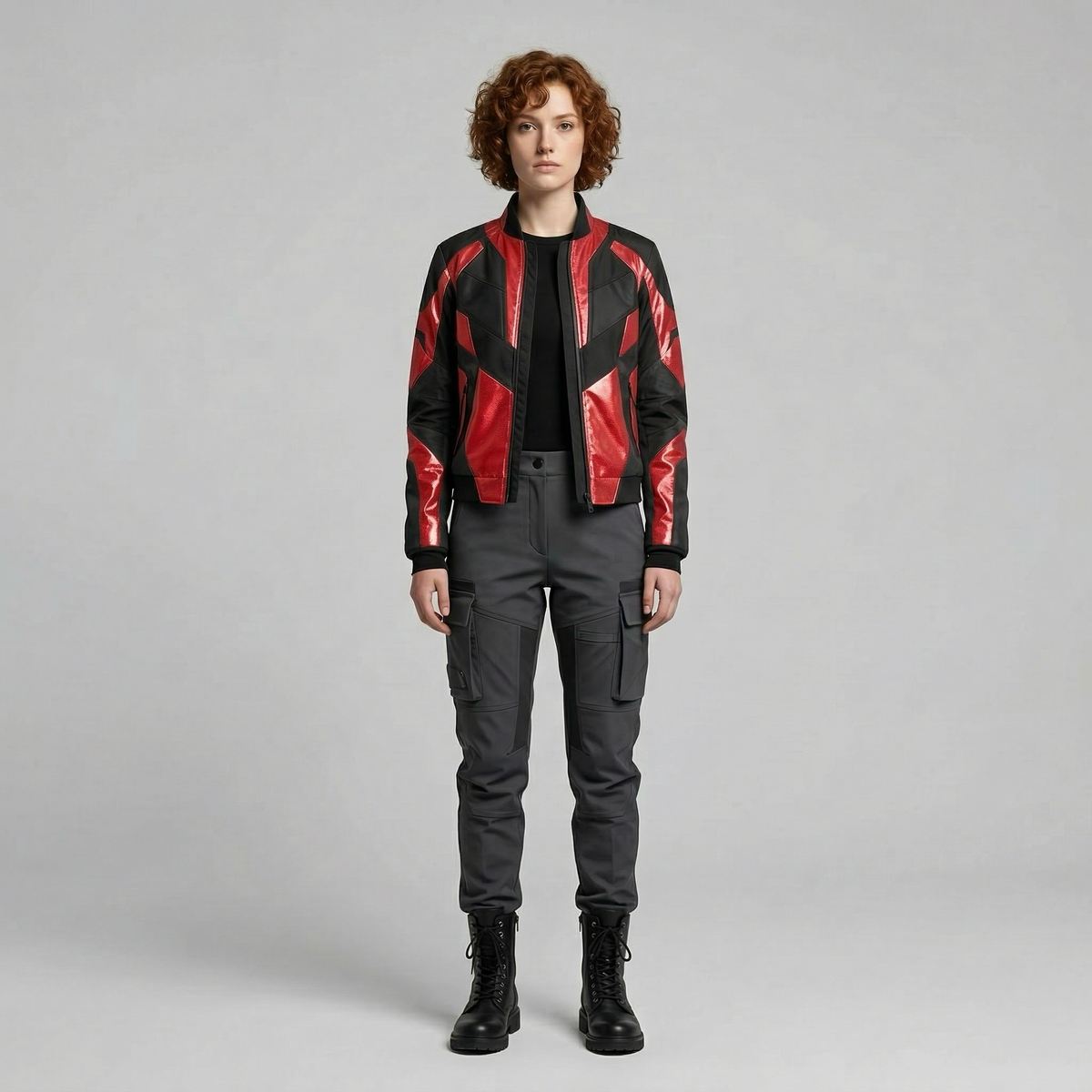 Women's Paneled Sport Bomber Jacket