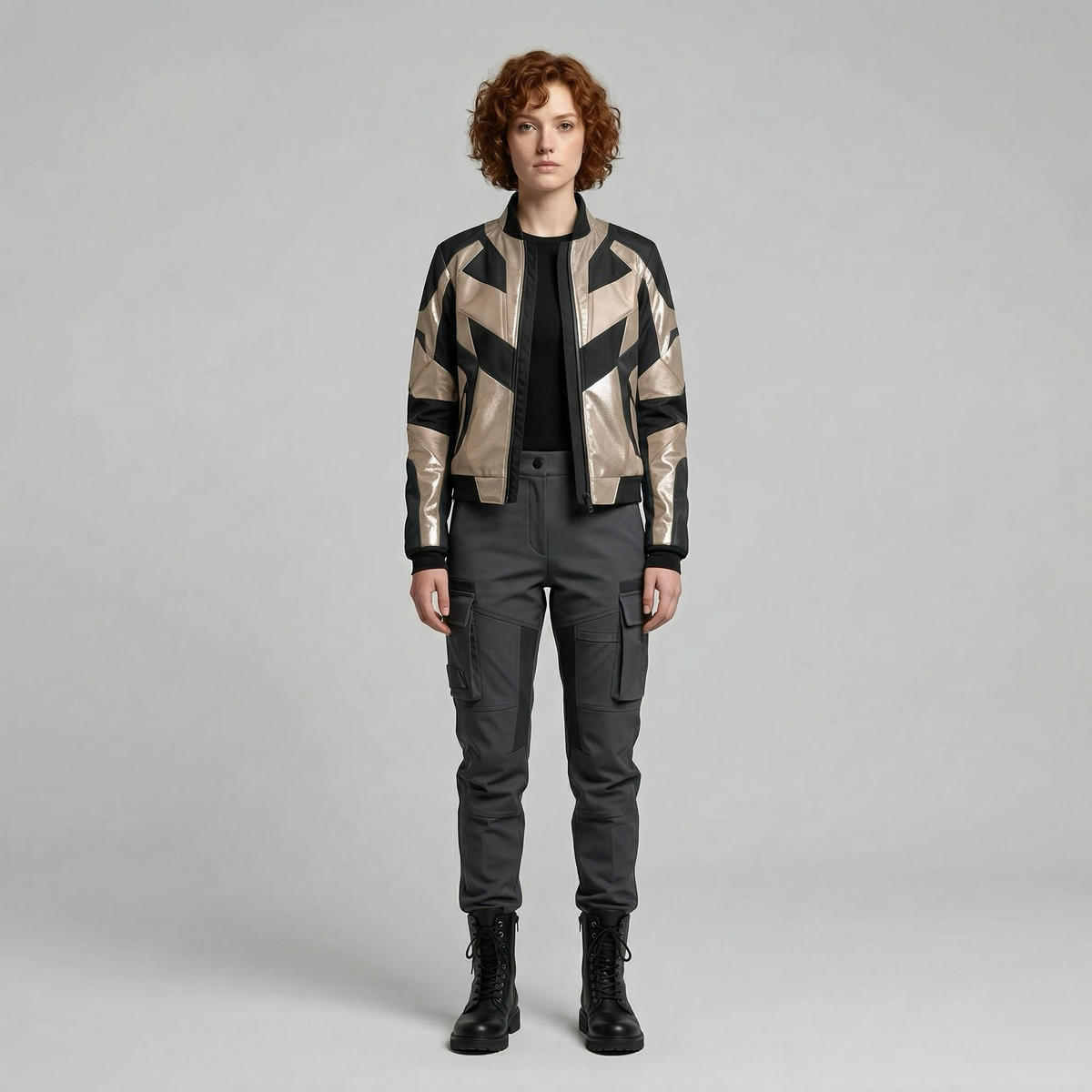 Women's Paneled Sport Bomber Jacket