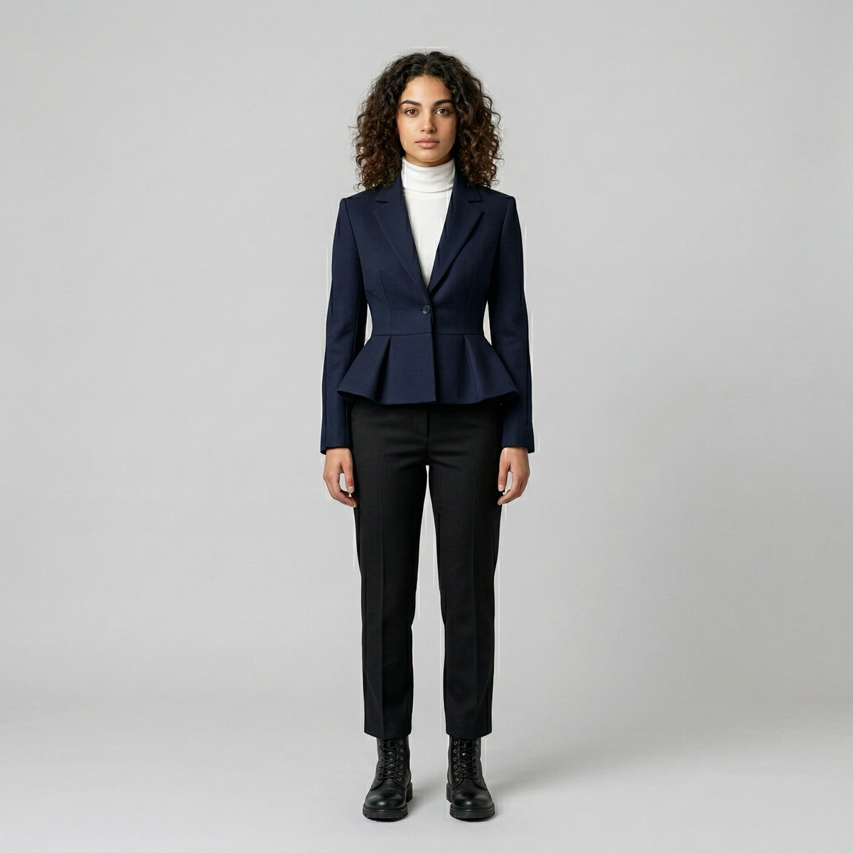 Women's Tailored Peplum Blazer
