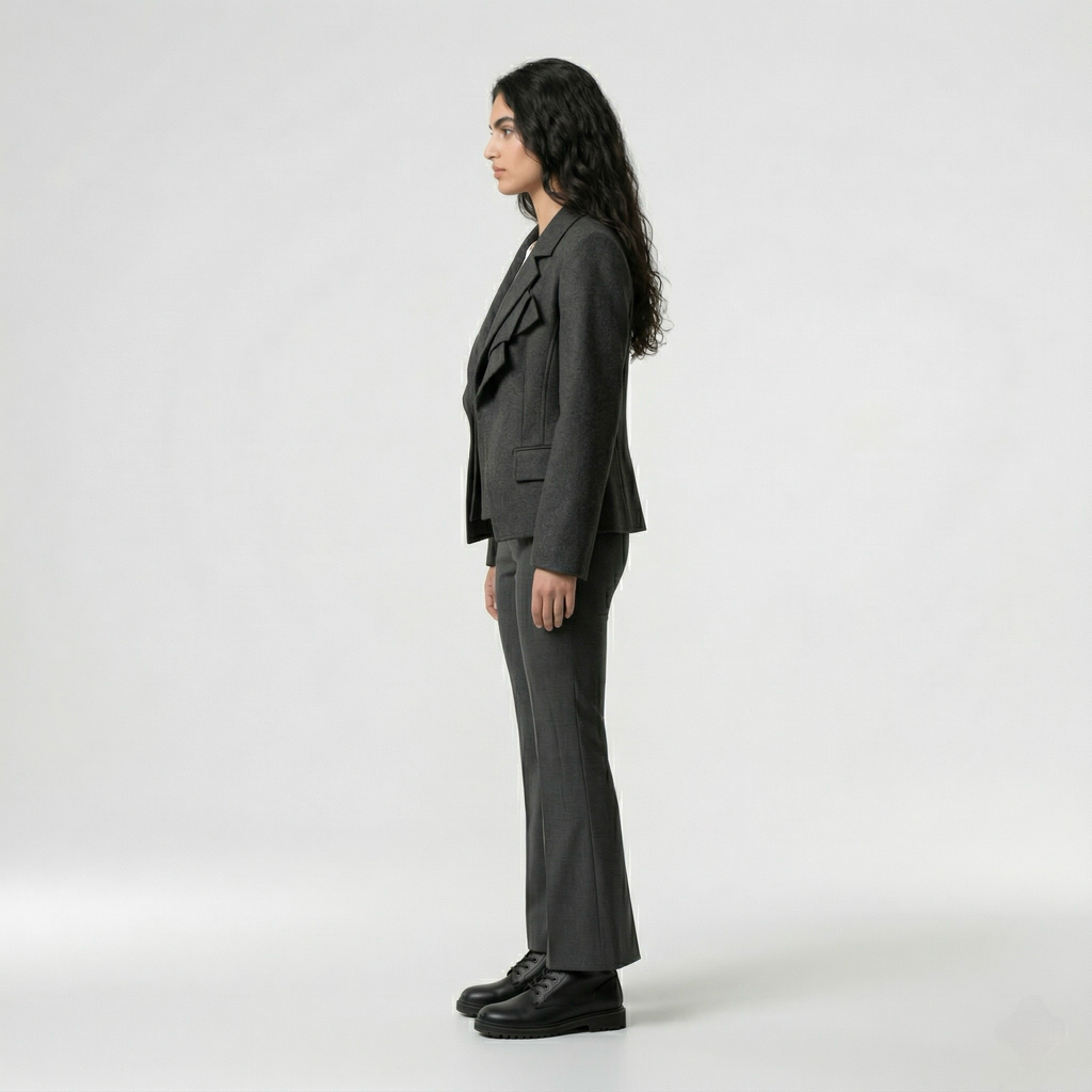 Women's Asymmetric Layered Blazer