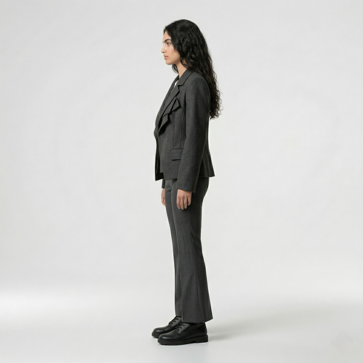 Women's Asymmetric Layered Blazer