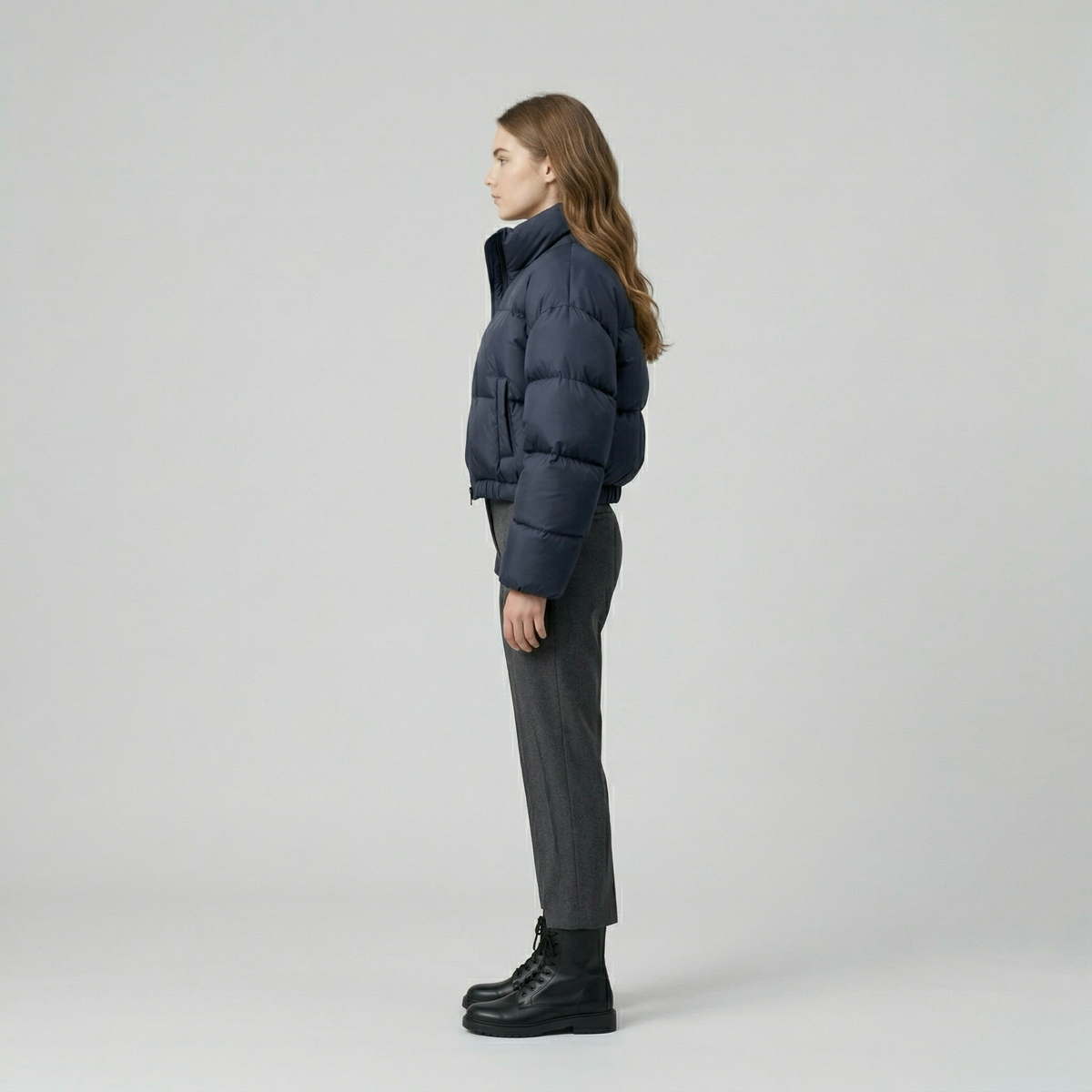 Women's Cropped Puffer Jacket