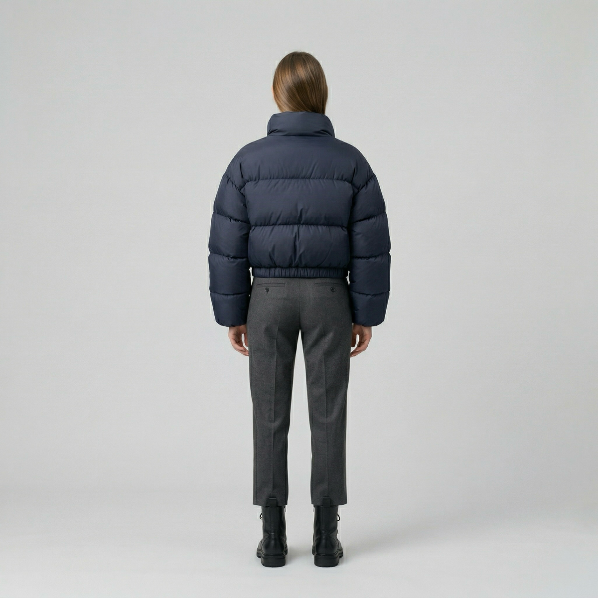 Women's Cropped Puffer Jacket