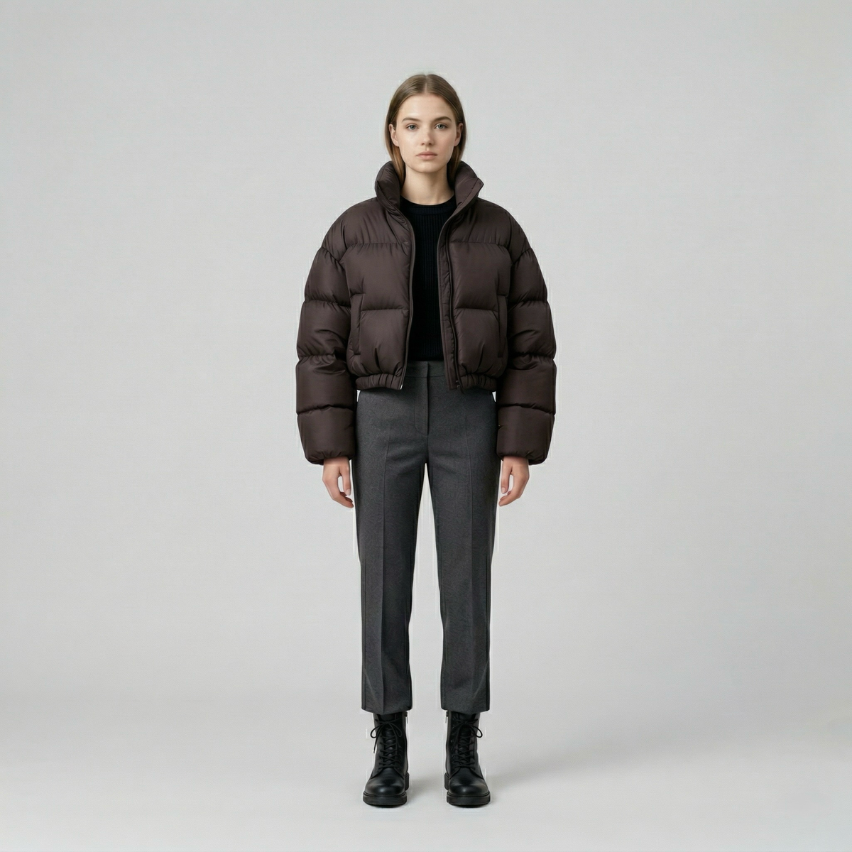 Women's Cropped Puffer Jacket