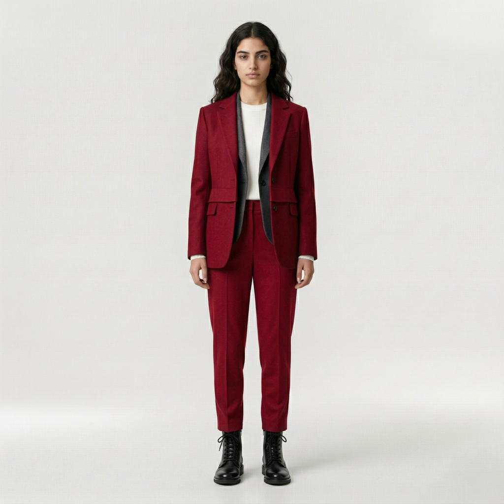 Women's Tailored Two-Piece Suit Set