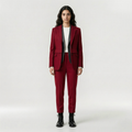 Women's Tailored Two-Piece Suit Set