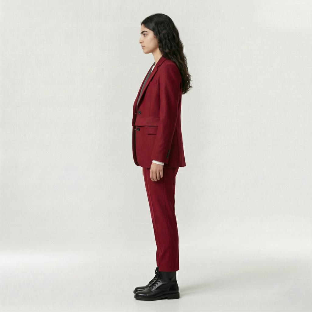 Women's Tailored Two-Piece Suit Set