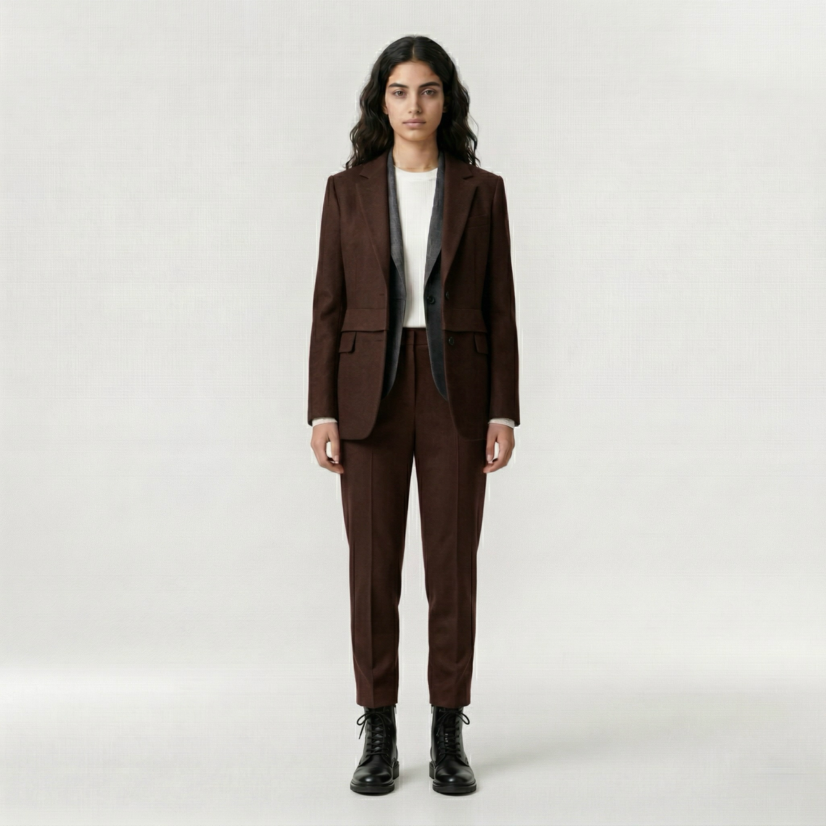 Women's Tailored Two-Piece Suit Set