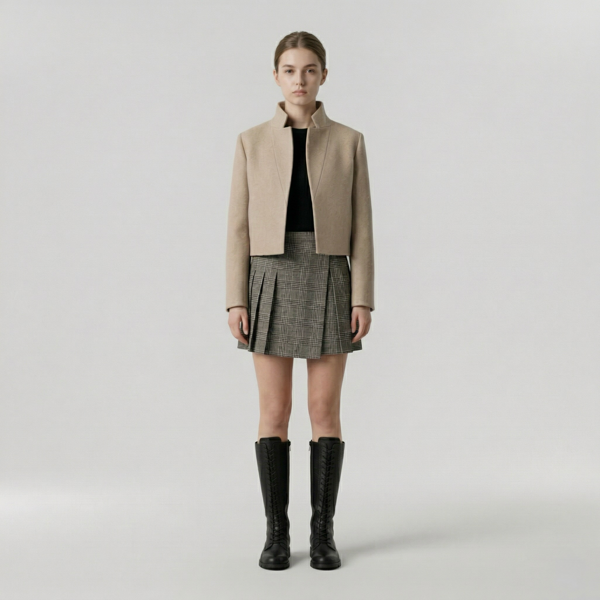 Women's Cropped Structured Jacket