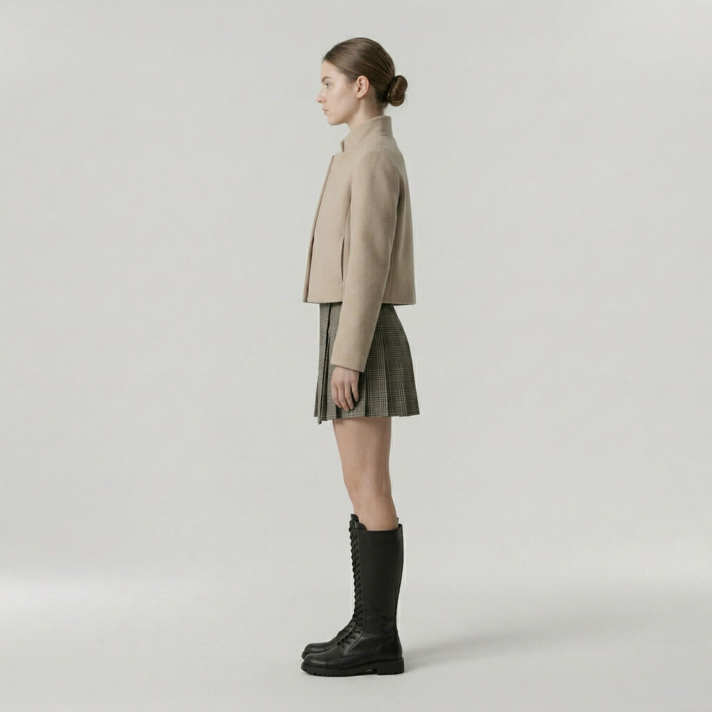 Women's Cropped Structured Jacket