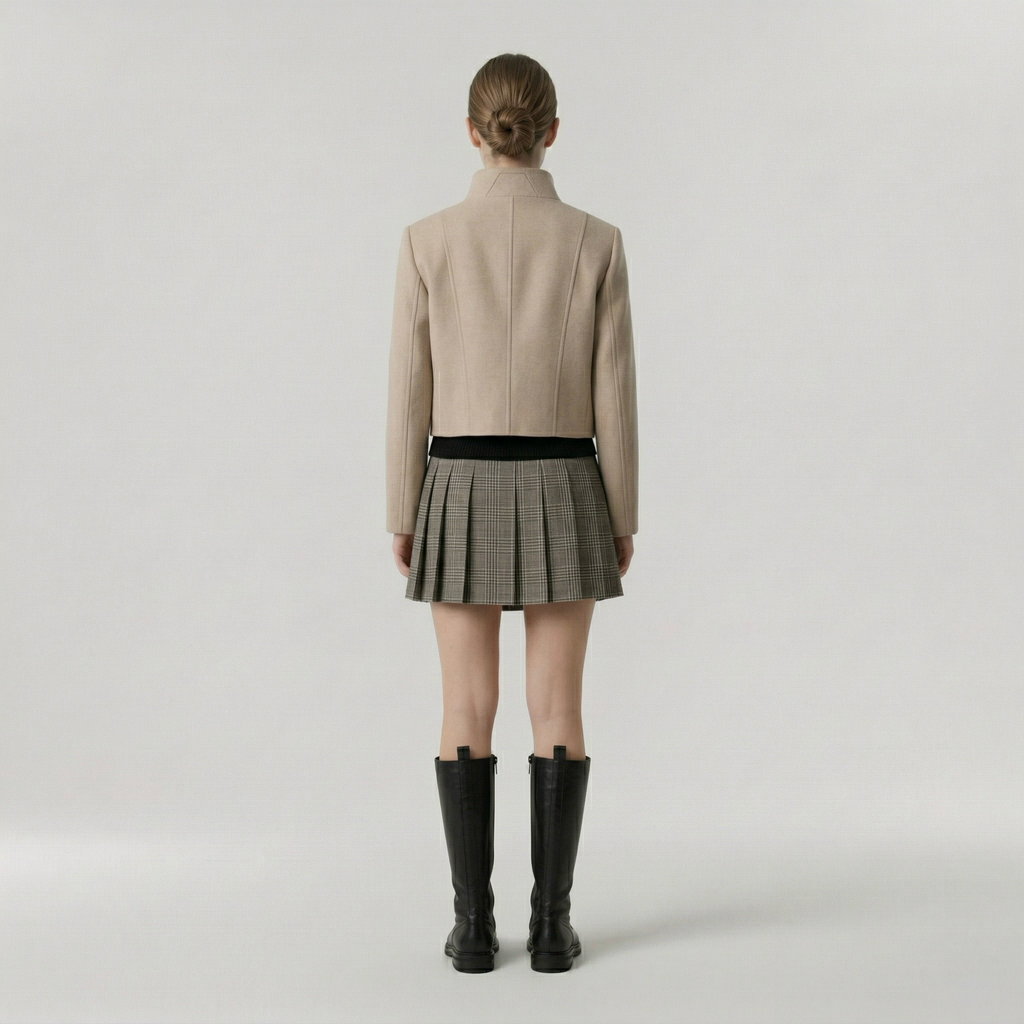 Women's Cropped Structured Jacket