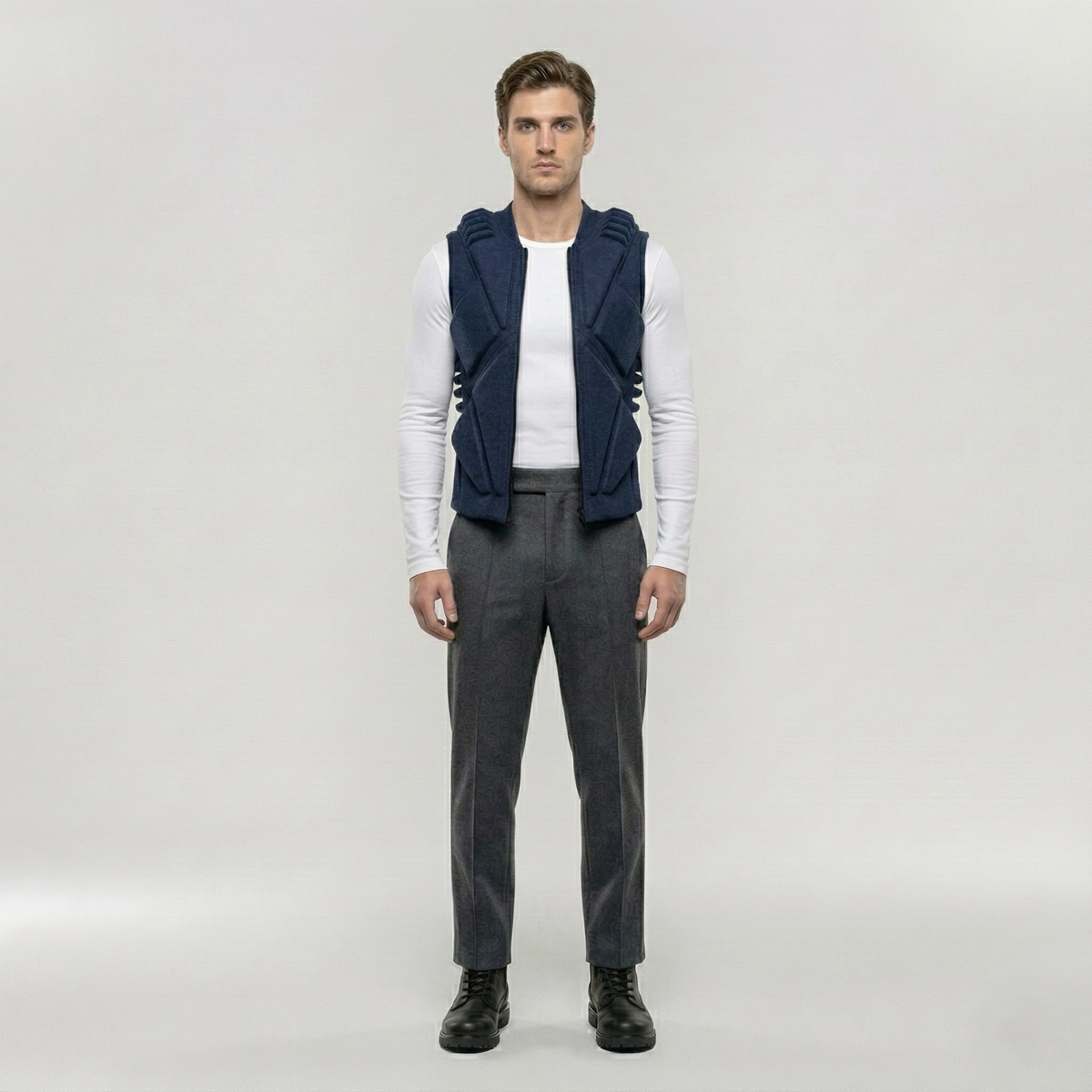 Men's Structured Panel Vest