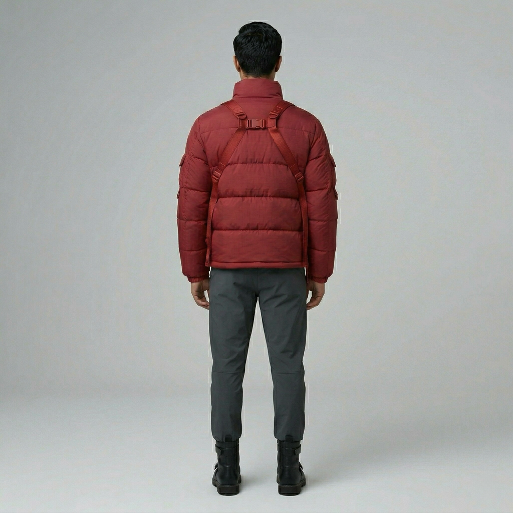 Men's Multi-Pocket Puffer Jacket