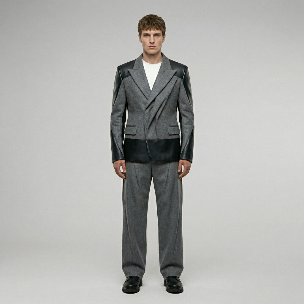 Men's Hybrid Panel Tailored Jacket