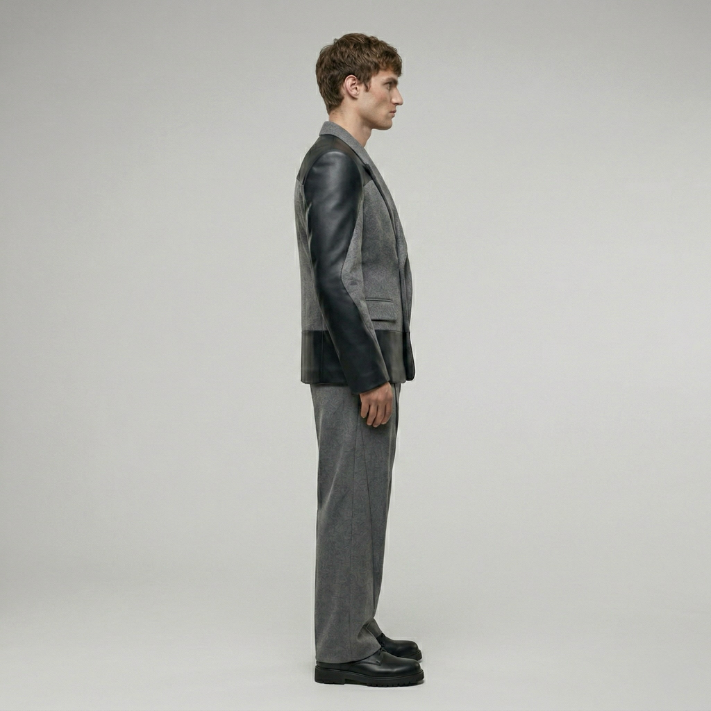 Men's Hybrid Panel Tailored Jacket