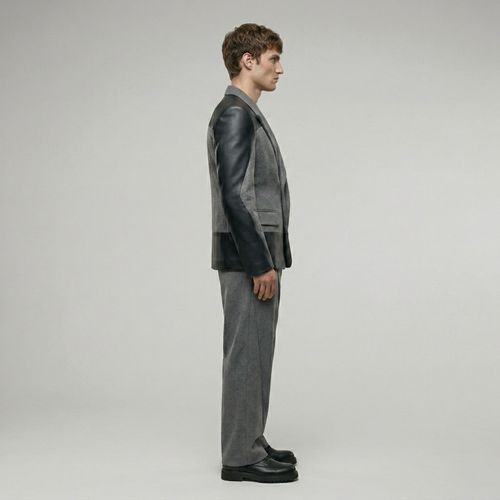 Men's Hybrid Panel Tailored Jacket