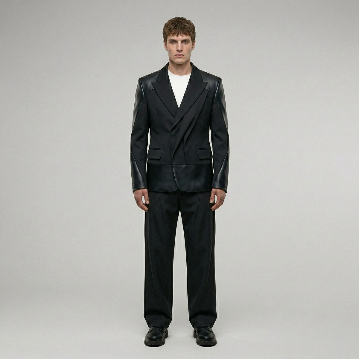 Men's Hybrid Panel Tailored Jacket