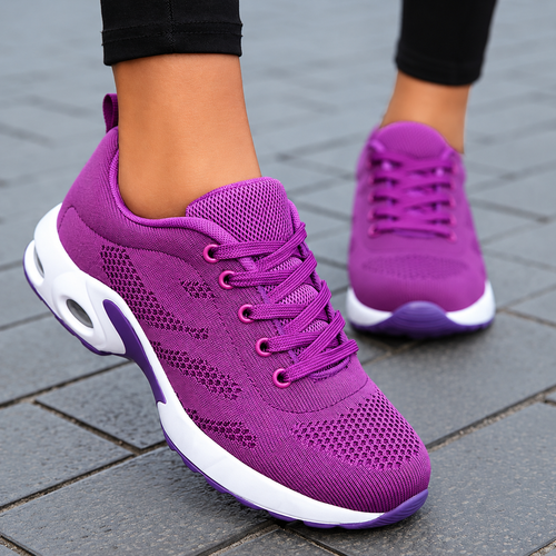 Lightweight Orthopedic Sneakers with Shock-Absorbing Sole for Flat Feet