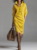 Ribbed Midi Dress for Women - Stylish Wedding Guest & Formal Dress 0