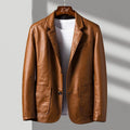 Tailored Eco-Leather Jacket for Women with Classic Fit and Rich Texture 0